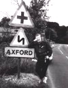 A civilian once more visiting the village of Axford